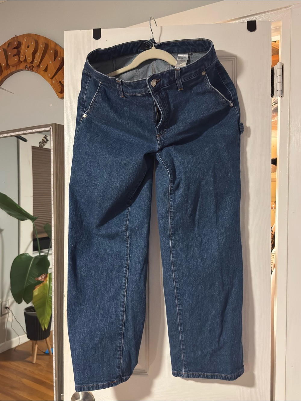 Banana Republic Women's Dark Blue Boyfriend Jeans